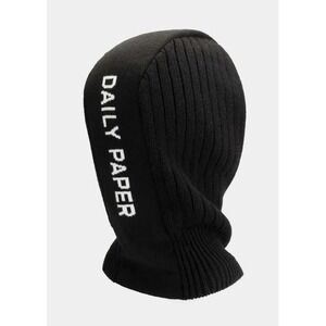 Daily Paper Nezra Balaclava Black Beanie Hat Men Lightweight Winter Snow NEW